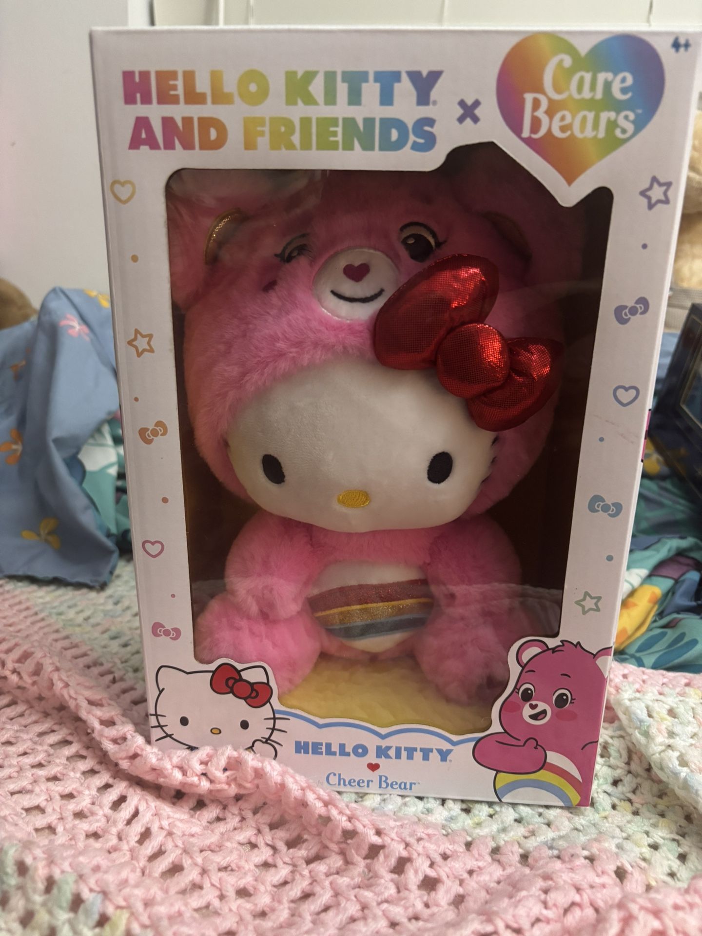 Hello Kitty And Friends Care Bear Plush