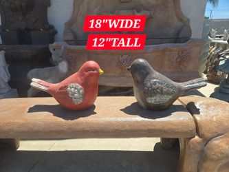 CONCRETE CEMENT BIRDS $50 EACH