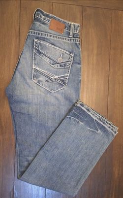 BKE TYLER DENIM MEN'S JEANS BLUE 32R 5 PACKETS