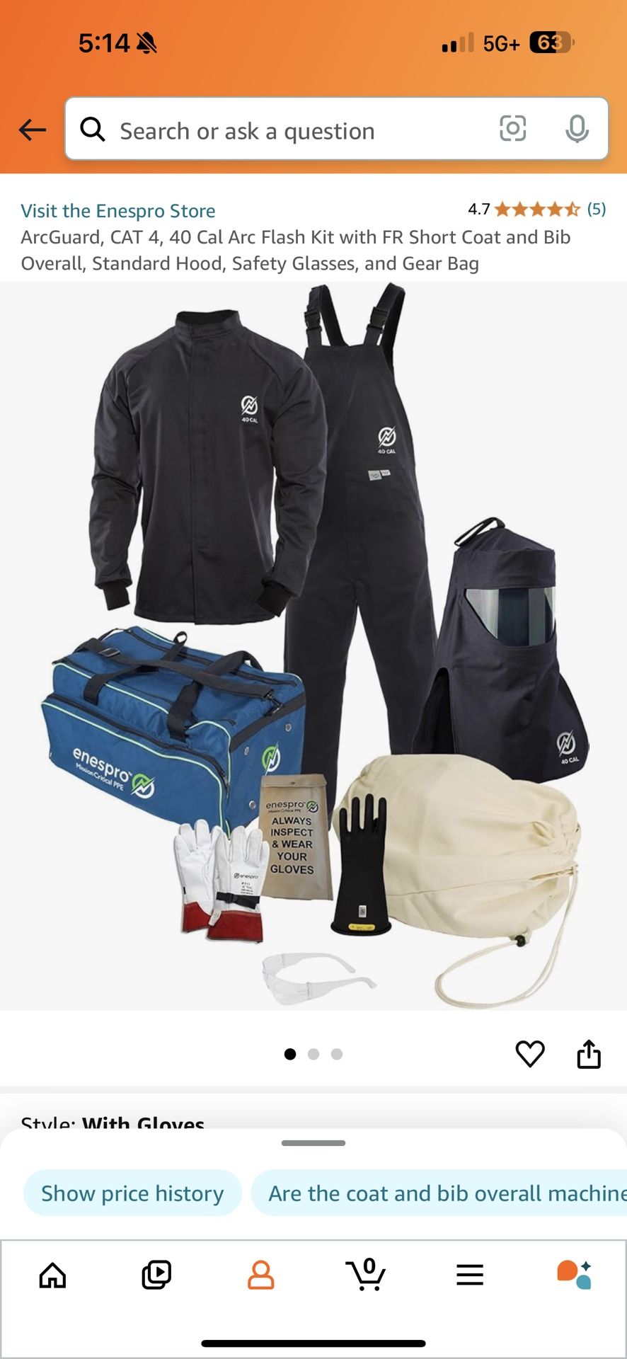 40 Cal Arc Flash Suit For High Voltage Electricity