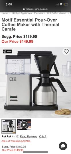 Motif coffee maker