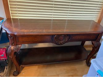 Mahogany sofa table