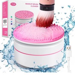 Brush Cleaner Machine, Electric Make up Brush Cleaner Cleanser, Quick Deep Cleaning for Makeup Brushes Sponge, With Strong Suction Cup S