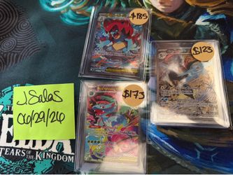 SIR pokemon cards