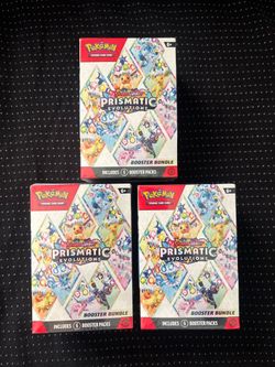 Pokemon Prismatic Evolutions Booster Bundle