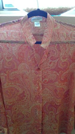 DRAPERS &DAMON'S XL BLOUSE.