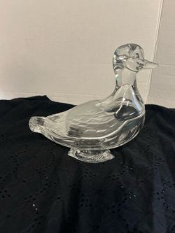 Vintage, Shannon Lead Glass Crystal Duck-$40 CASH