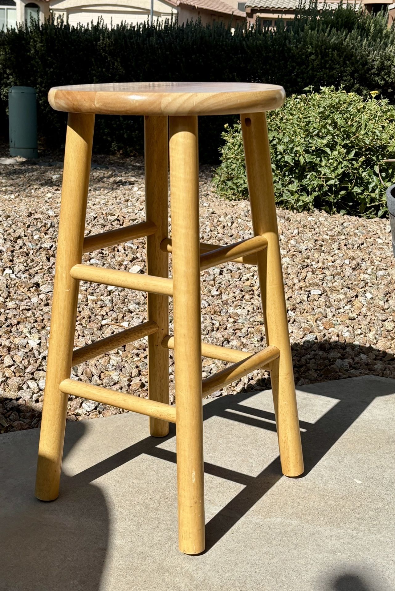 Solid Oak Bar/kitchen stool
