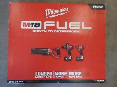 Milwaukee M18 Fuel cordless combo kit #2897-23