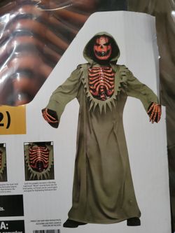 Halloween Costume Bleeding Pumpkin