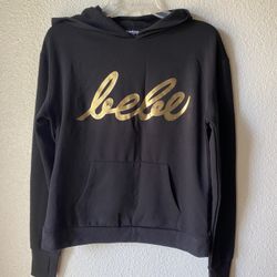 Brand New Womans Bebe Sports brand Black Activewear/ Sports Hoodie Up For Sale 