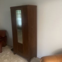 Vintage Armoire/ Wardrobe Closet