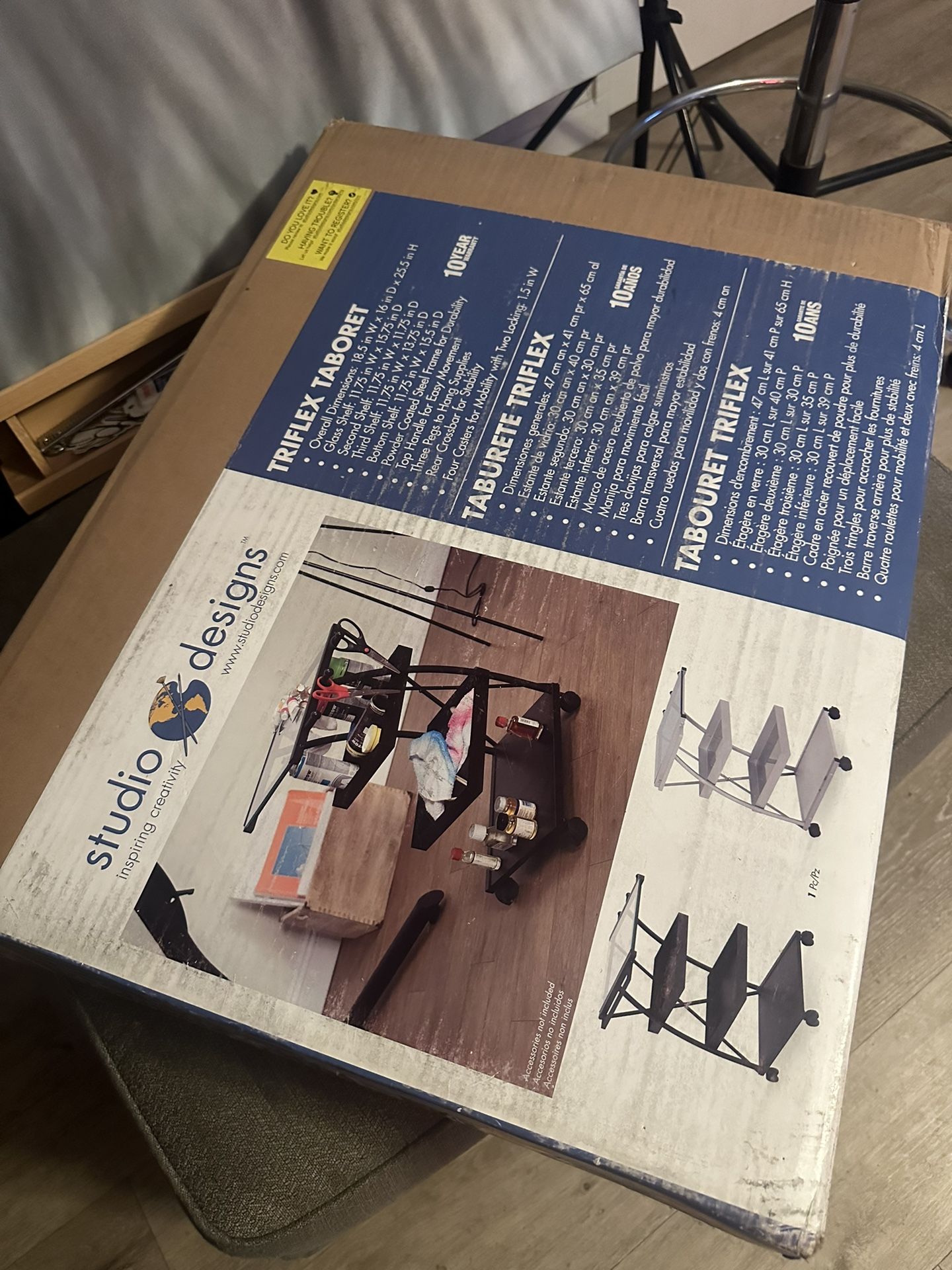 Art- Studio Designs Triflex Taboret $80