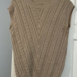 Women's Sweater Vest Medium 