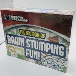 The Big Box of Brain Stumping Fun Game Noggin Workshop Outset Media New Sealed