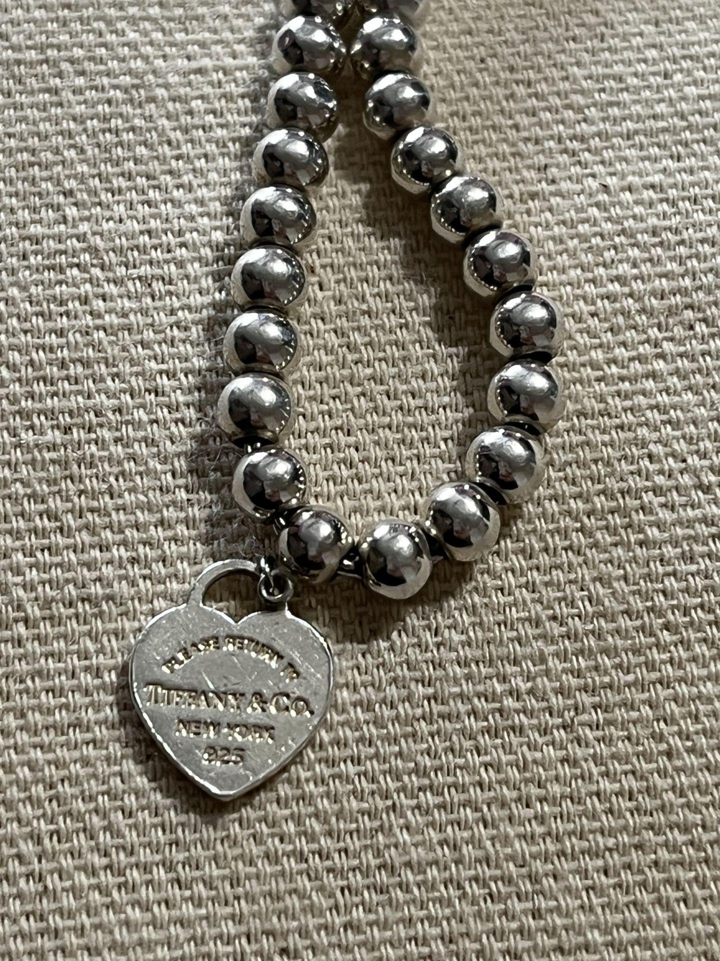 Tiffany & Co Silver Heart Bracelet 