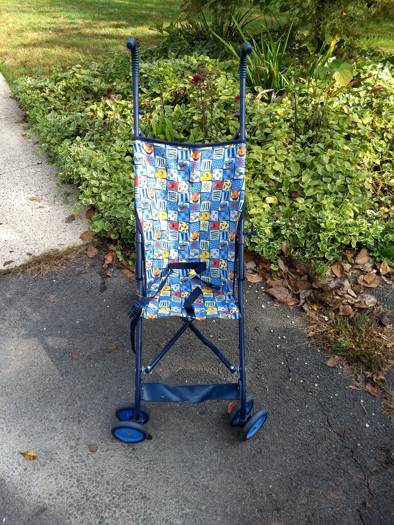 Sesame Street folding stroller. Great condition