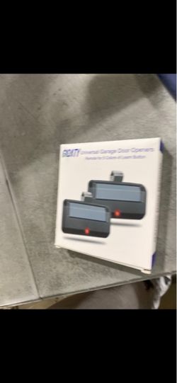 Universal garage door remotes