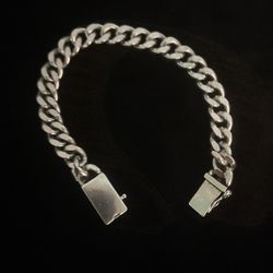 925 Sterling Silver Vintage Cuban Bracelet for you or Someone Special 