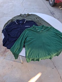 3-XXL Long Sleeve Shirts