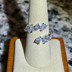 New 4.5 Carat Zircon Wrap Ring