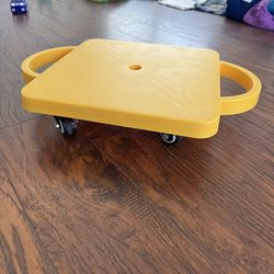 11.5" Gym Class Super Scooters Sliding Board with Non-Skid Casters and Safety Handles by K-Roo Sports