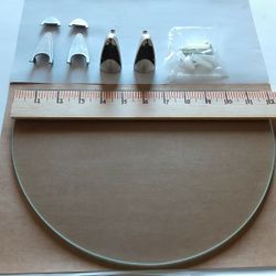 New Glass Shelve From Amazon Brushed Nickel 12"