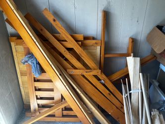 Twin sized bunk bed