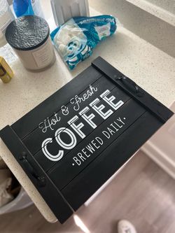 Coffee Bar decor/tray