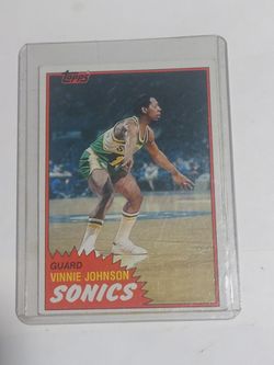 1981 Topps Vinnie Johnson Seattle Supersonics #99