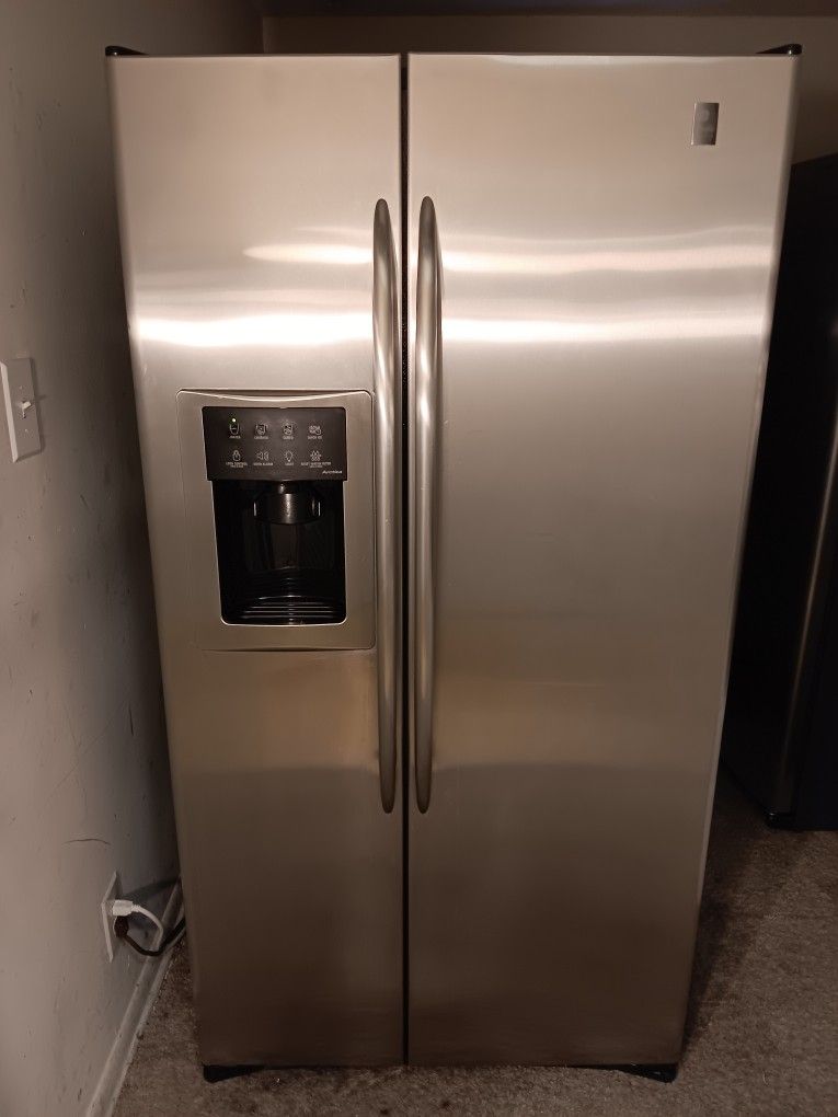 Stainless Steel GE Refrigerator