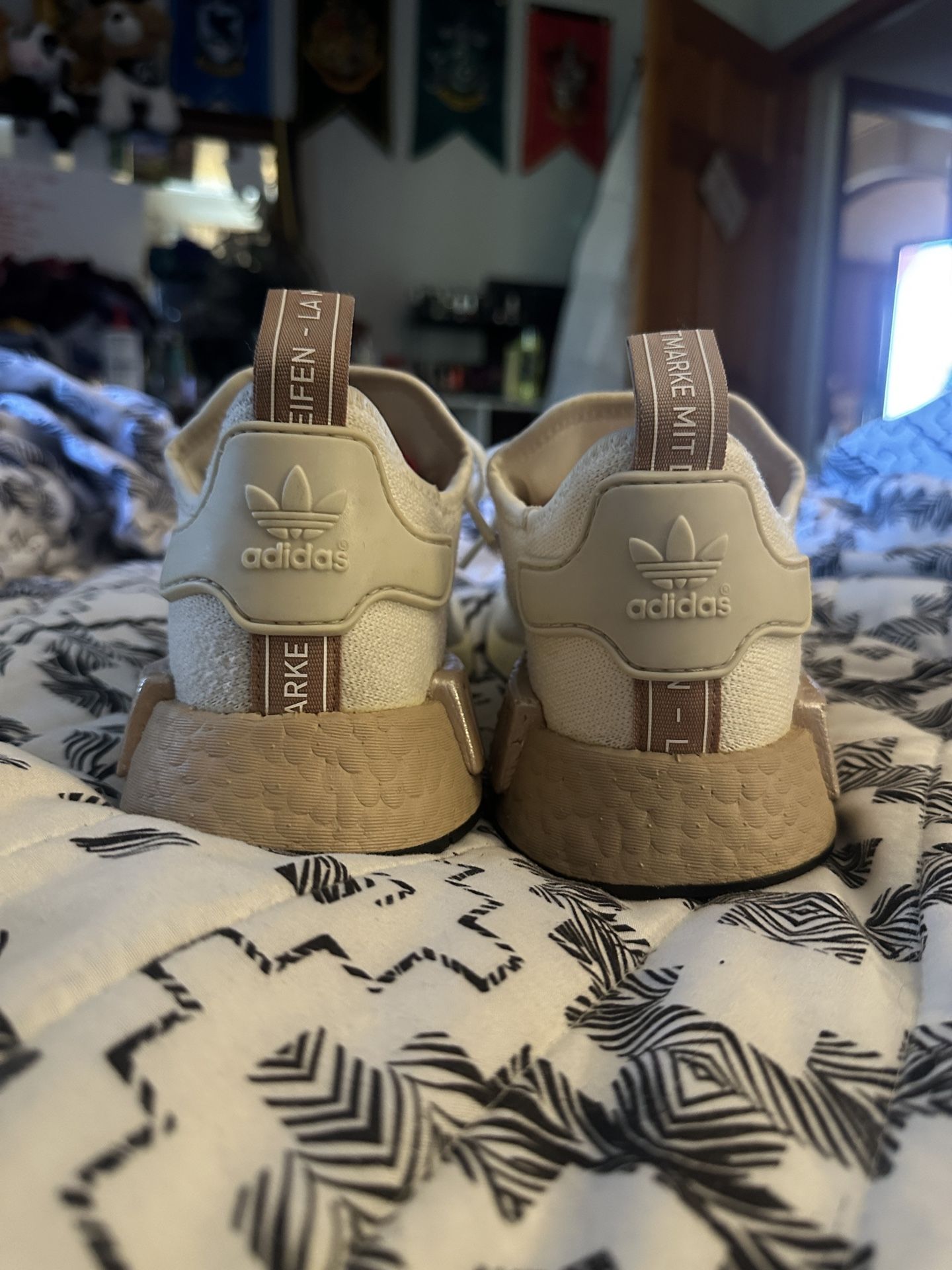 Adidas NMD R1 White Ash Pearl Women's Running Shoes