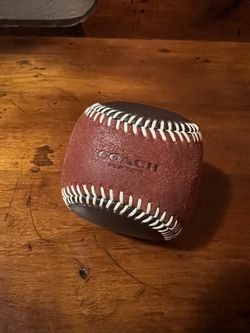 Coach New York Leather Baseball
