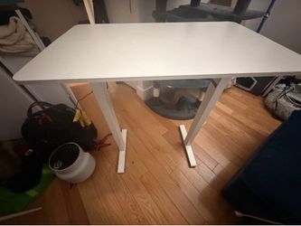 New in box mechanical raised desk 36”x30”