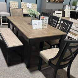 OM• $38 Initial • Brand New Tyler Creek Dining Set 