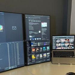 Dell Monitors HDMI Horizontal or Vertical Viewing Positions 