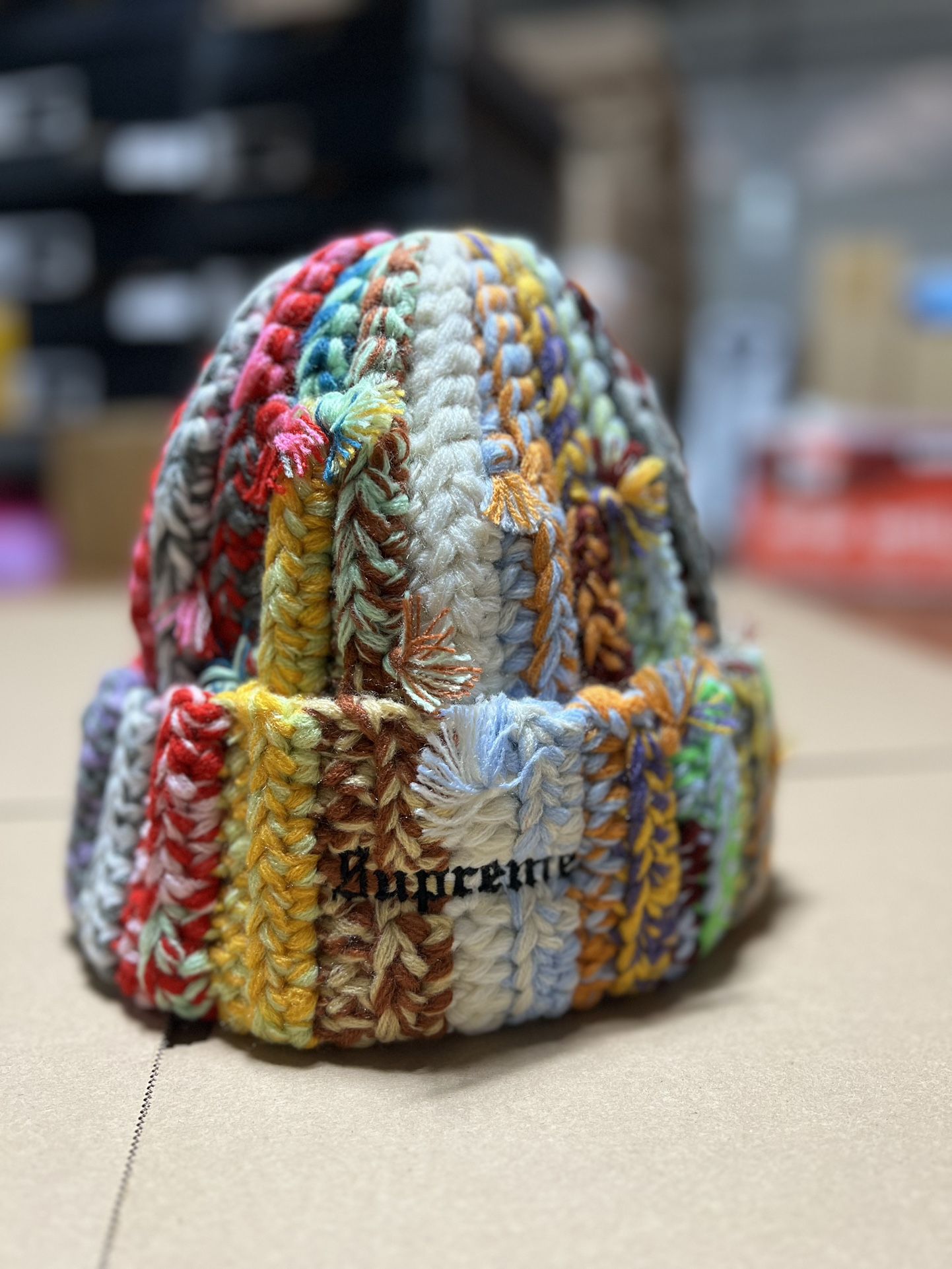 Supreme Hand Tied Beanie Multicolor