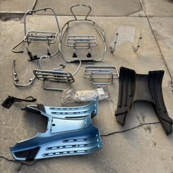 Vespa LX 150 Chrome Kit, Windshield, Floorboard Etc