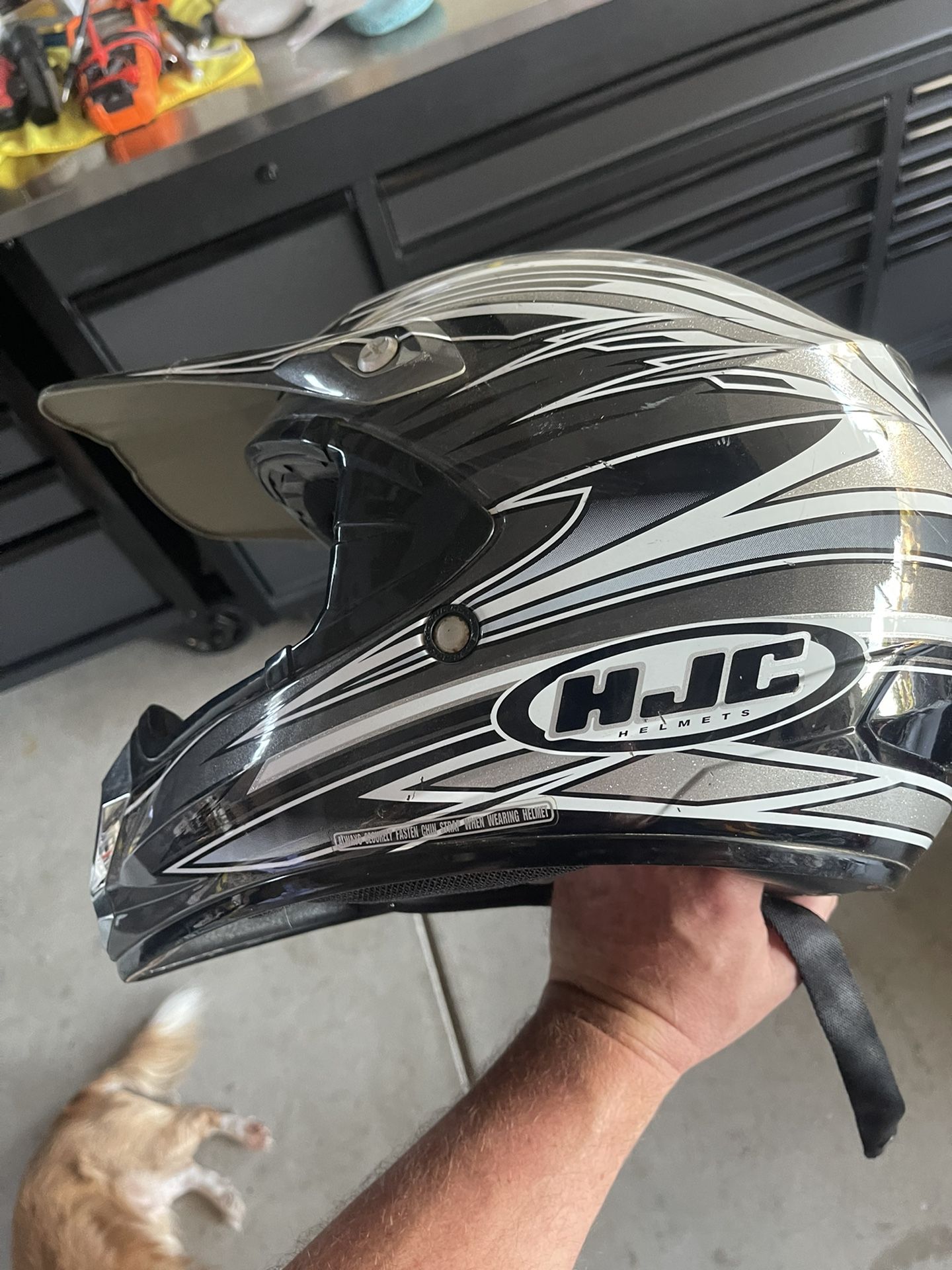 HJC Dirt Bike Helmet. Large Size. 