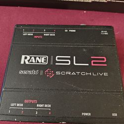 RANE SL2 Serato Scratch Live DJ Audio Interface (Like New, Complete)