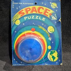 Vintage Peter Pan Playthings "Space Puzzle" – Made in England – 1960s Dexterity Game