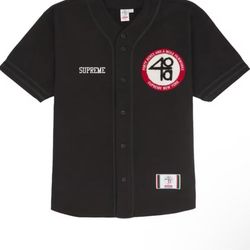 Supreme/40 Acres/Spike Lee Black Baseball 