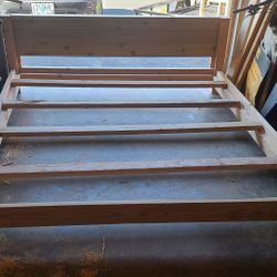 Custom Built King Sized Platform Bed Frame