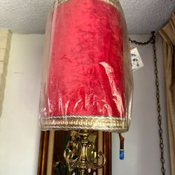 Vintage Red  Lamp