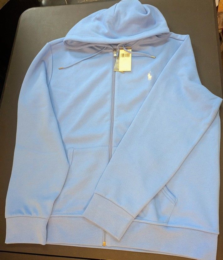 New Men's Blue Polo Sweatsuit Size Xlarge