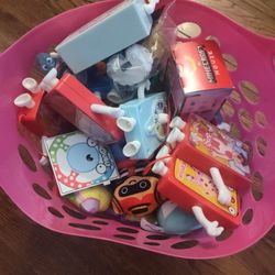 if you pick it up it's free bucket of random McDonald's toys