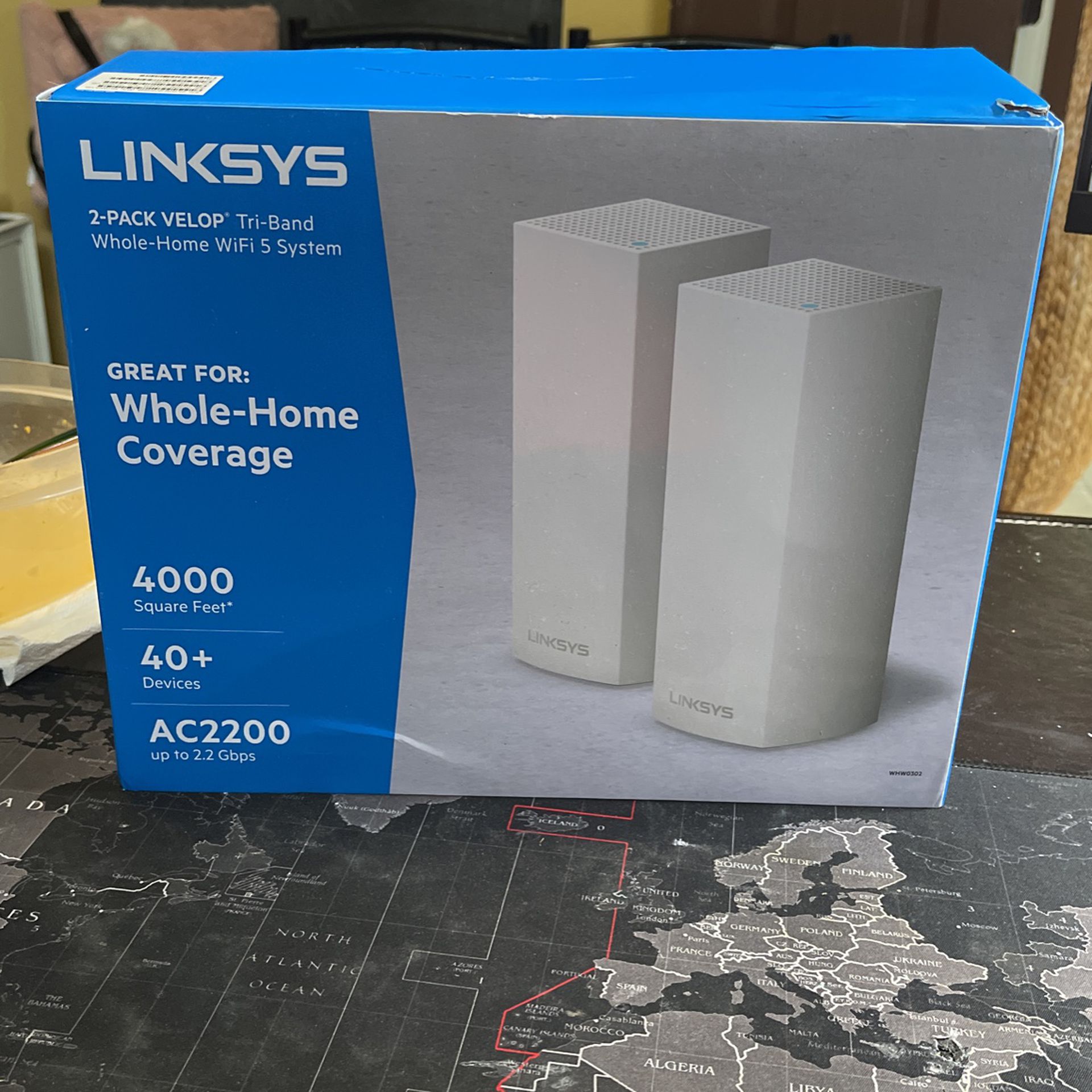 Linksys 2pack Velop Tri-band Whole Home WiFi System 