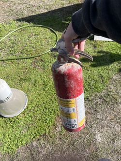 Empty Fire Extinguisher
