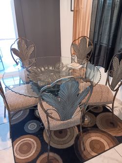 Heavy Metal Dinning Room Table Set