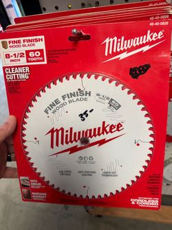 Milwaukee 8-1/2 Inch 60-Tooth Fine Finish Wood Blade